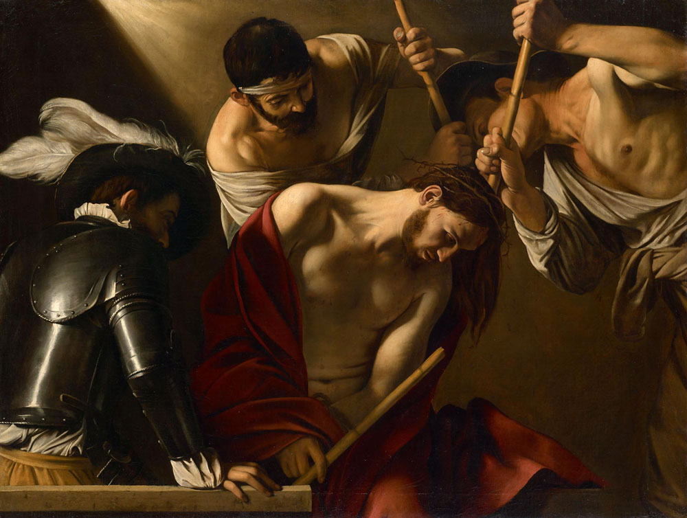 Michelangelo Merisi da Caravaggio: «Die Dornenkrönung», 1601. Kunsthistorisches Museum, Wien.